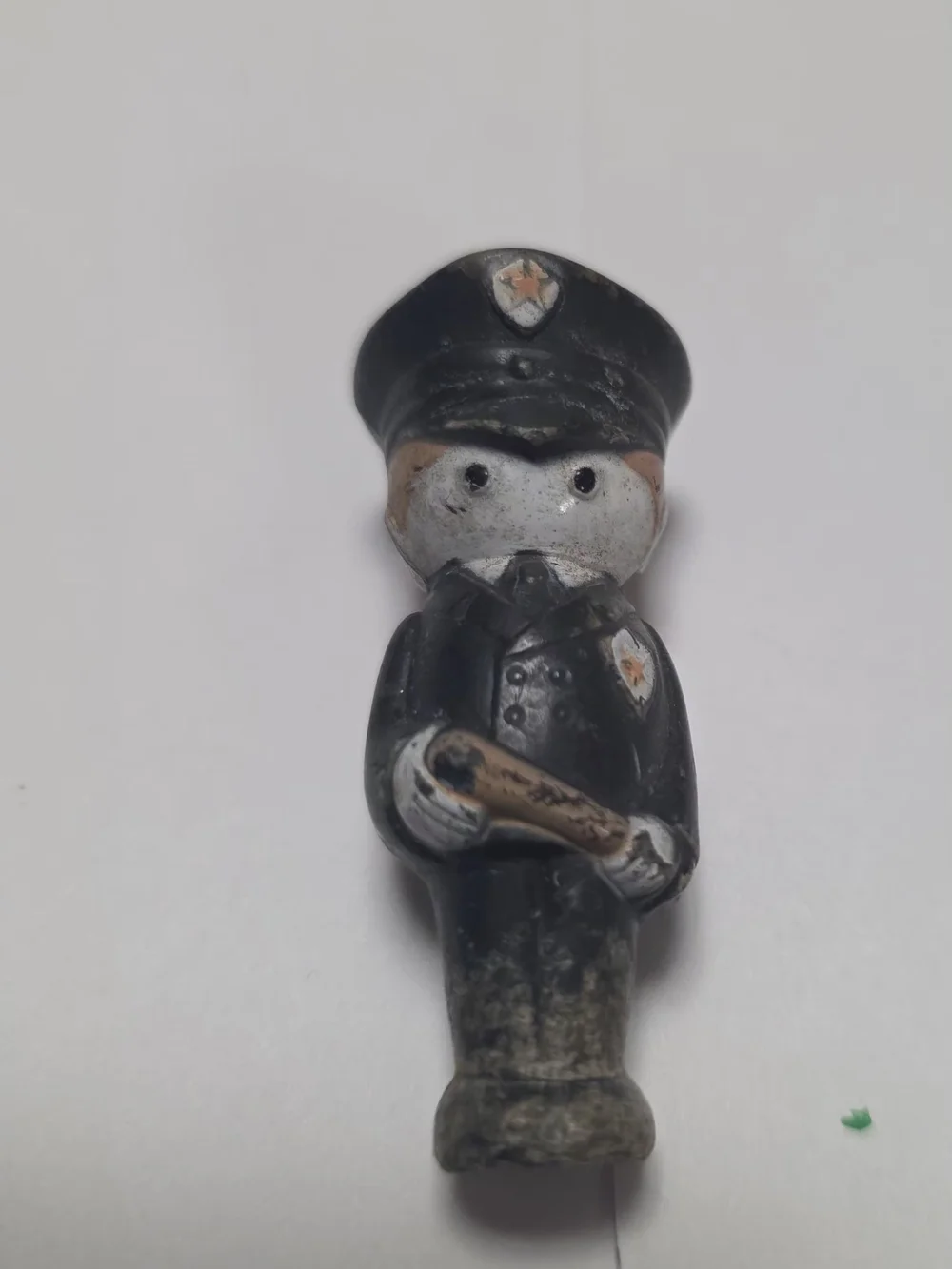 Black Police Officer Figurine Decorative Accent